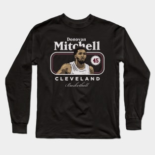 Donovan Mitchell Cleveland Cover Long Sleeve T-Shirt